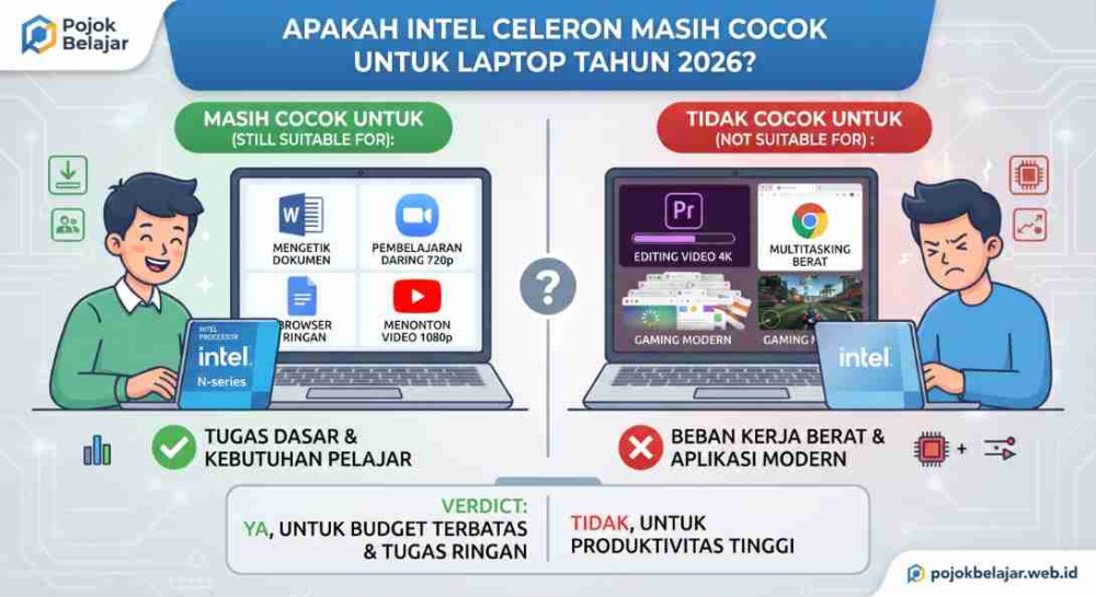 Apakah Intel Celeron Masih Cocok Untuk Laptop Tahun 2026?