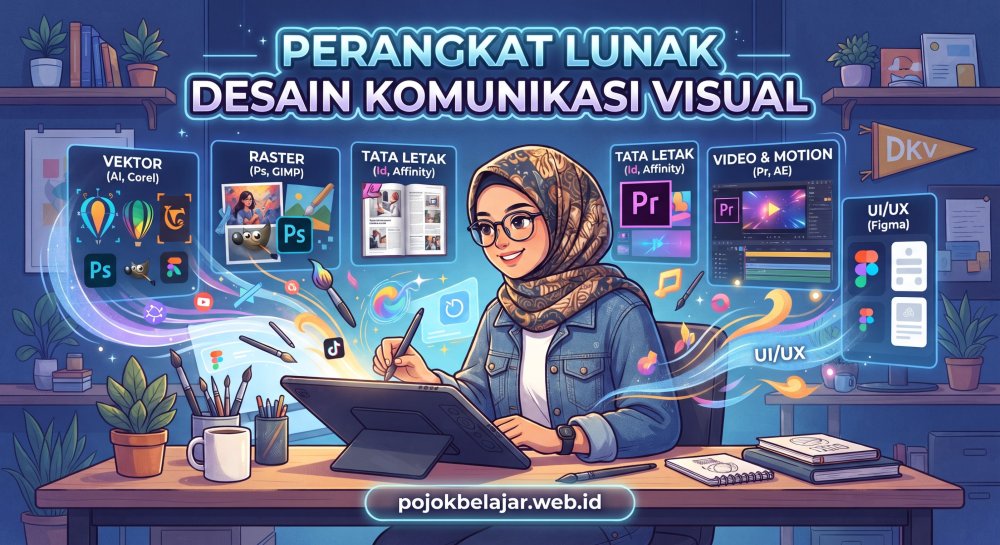 Mengenal Berbagai Jenis Perangkat Lunak Desain Komunikasi Visual (DKV) Untuk Pemula Hingga Profesional